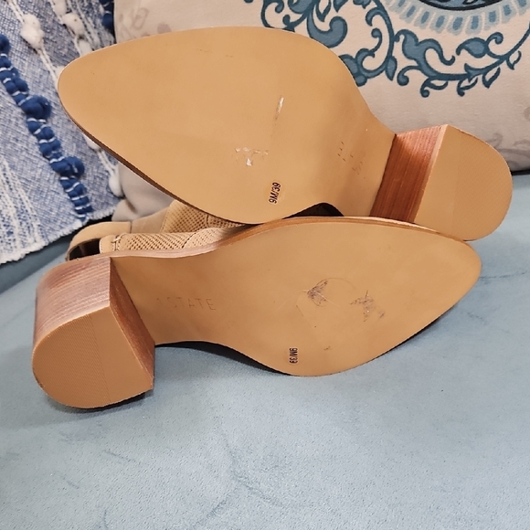 1. State Perforated Tan Ankle Booties - Picture 3 of 8